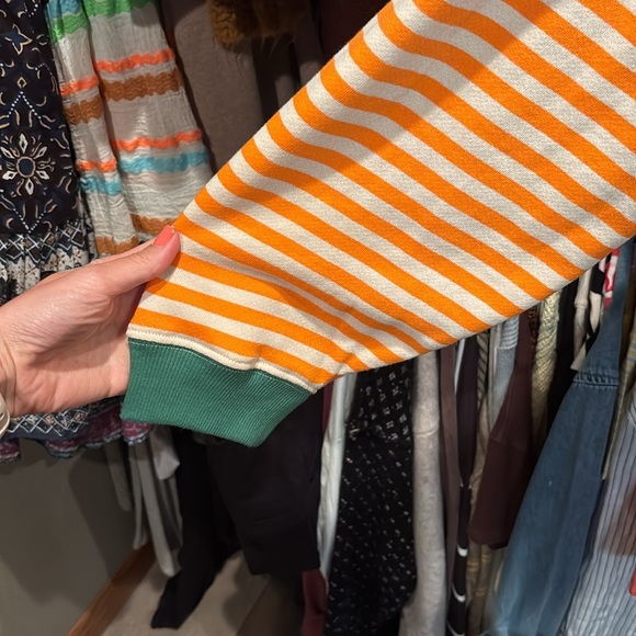 Free People Classic Striped Sweatshirt - Picture 7 of 8